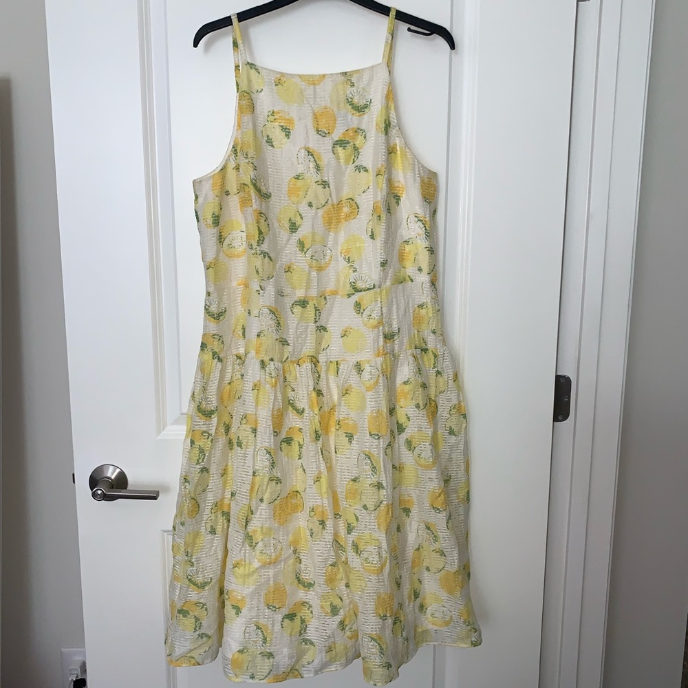 Ann Taylor citrus print dress